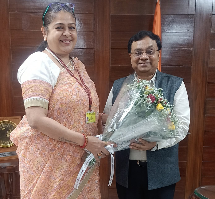 ITDC MD meets Chairperson, NDMC